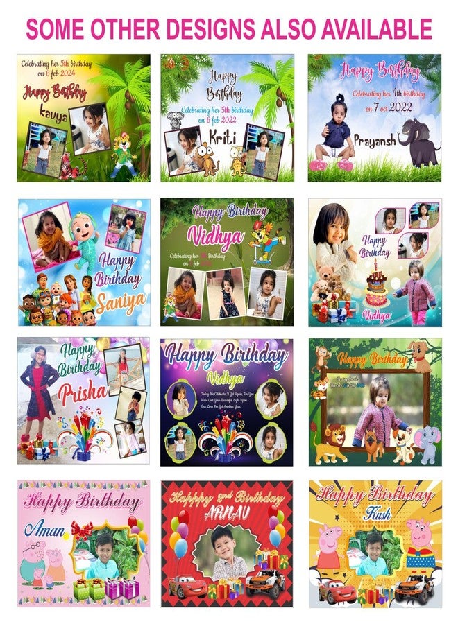Chitransh Cutstomise Banner for Birthday/Anniversary & for Every Occassion (60x48 inch) - Image 4